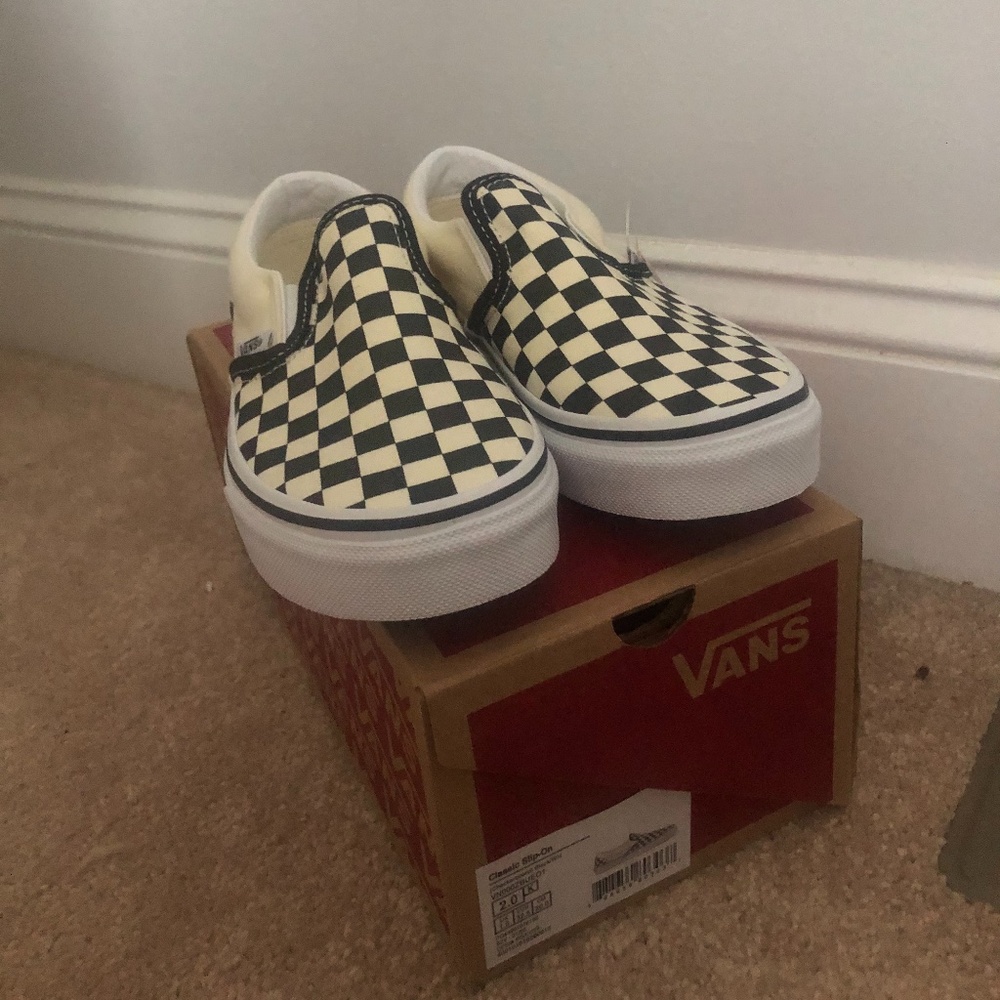 Vans Kids Black and White Checkered